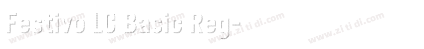 Festivo LC Basic Reg字体转换